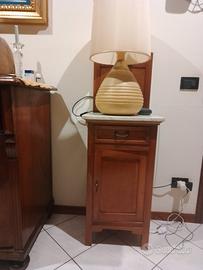 comodino in noce anni 30 