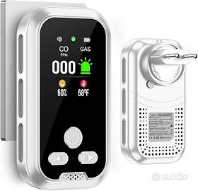 Rilevatore di Gas e Monossido di Carbonio con Spin