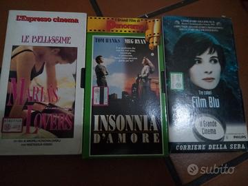 Vhs film vari cadauno 1,50 oppure in blocco