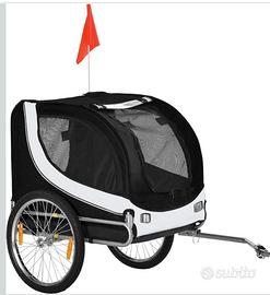 rimorchio bici per cani NUOVO MAI USATO