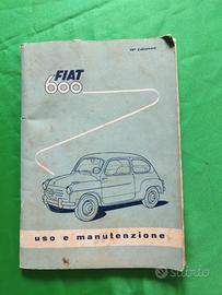 LIBRI RR - MANUALE FIAT 600 ANNI '60