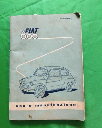 LIBRI RR - MANUALE FIAT 600 ANNI '60