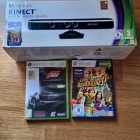 Kinect Xbox 360 + 2 giochi