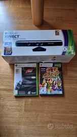 Kinect Xbox 360 + 2 giochi