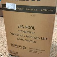Piscina gonfiabile idromassaggio riscaldata led