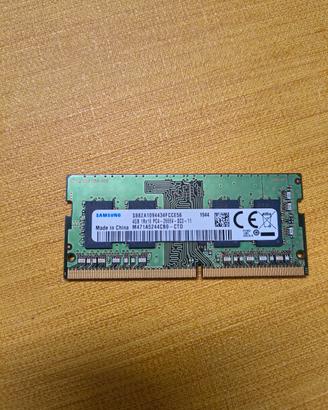 SAMSUNG SODIMM DDR4 PC4-2666 4Gb