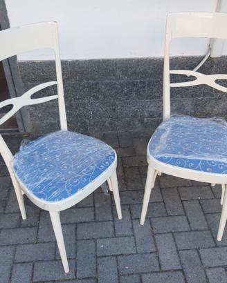 Coppia di sedie shabby