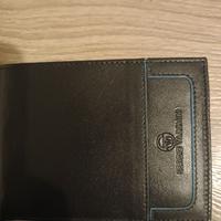 Portafogli pelle nero Sergio Tacchini