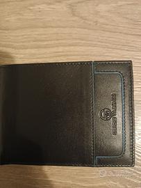 Portafogli pelle nero Sergio Tacchini