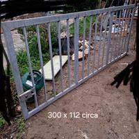 Cancello zincato 300 h112 circa