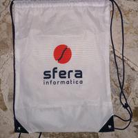 Sacca Zaino Sfera bianca