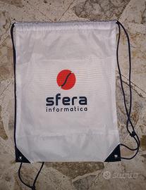 Sacca Zaino Sfera bianca