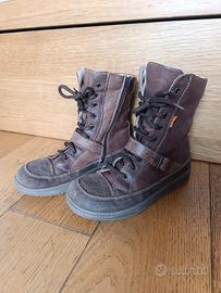 stivale in vera pelle bambinoa/o n. 32