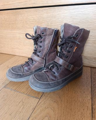 stivale in vera pelle bambinoa/o n. 32