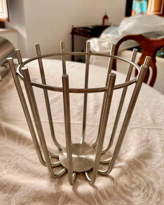Cestino Portafrutta Design in Acciaio Inox