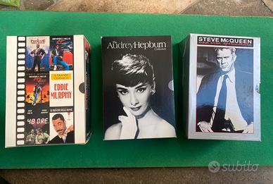 Dvd cofanetti E.Murphy/S.McQueen/A.Epburn