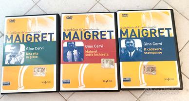 lotto DVD Le inchieste del commissario Maigret