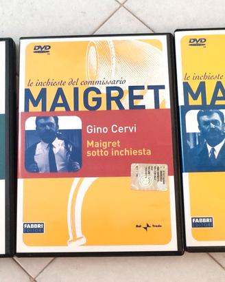 lotto DVD Le inchieste del commissario Maigret