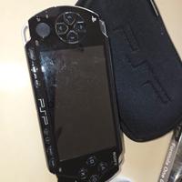 Playstation portable psp con custodia e 3 giochi