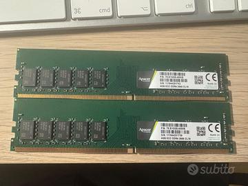 MODULI MEMORIA 2x4GB DDR4 per NAS QNAP