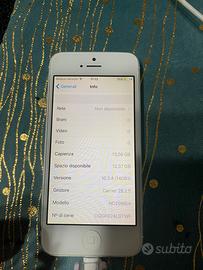 Iphone 5 16gb bianco