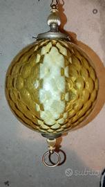 lampada grande vintage in vetro murano usato 