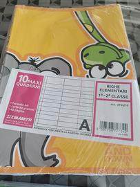 47 quadernoni a righi 1/2 elementare 