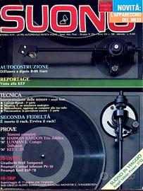rivista SUONO numero 196 settembre 1989