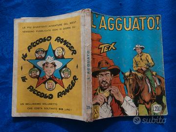 TEX numero 25 SPILLATO ORIGINALE "L'Agguato"
