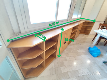 MOBILE LUNGO ANGOLARE SU MISURA