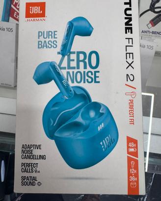 Auricolari JBL Tune Flex 2 - Nuovi Blù