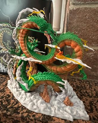 Dragon Ball Drago Shenron e Kid Goku su Nuvola