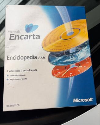 Microsoft Encarta Enciclopedia 2002 originale