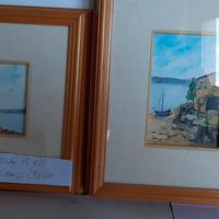 Quadri olio su cartone telato.