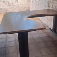 scrivania da ufficio color faggio, solo ritiro.