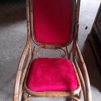 dondolo in Bamboo anni 70