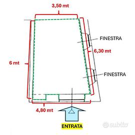 Box deposito piano terra, ingresso privato