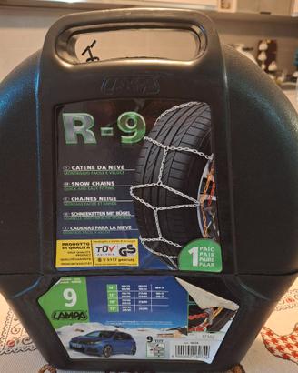 Catene da neve nuove mai ut 9mm Lampa R9 Omologate