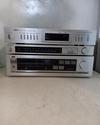  Stereo wintage, JVC ,AKAI, TECHNICS