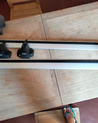 Barre Thule Aerobar 861+Piedi Thule 754