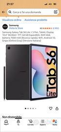 Tablet Tab 6 lite