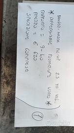 DIFFERENZIALE POST USATO RANGER-MAZDA PICK-UP 2.5