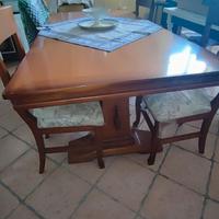 tavolo fratino con 4 sedie
