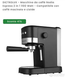 Macchina da caffè cialde e macinato 
