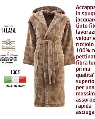Accappatoio spugna 1^Classe Aviero Martini tg. L