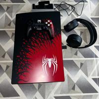 Playstation 5 limited edition spidermancon gamepad