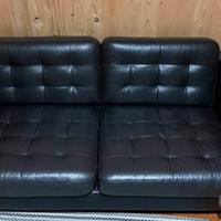 Divano due posti nero