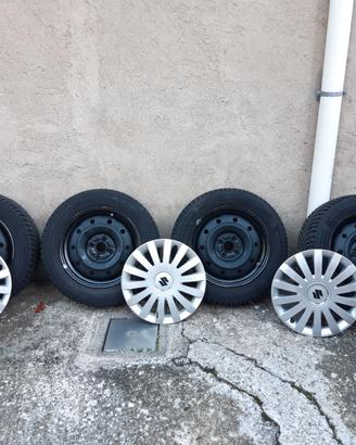 4 cerchioni R15 con sensore di pressione