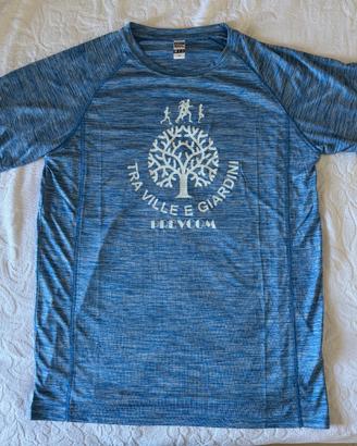 Maglietta running Roly taglia M blu