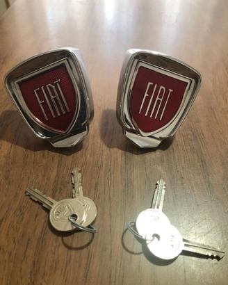 Serratura Cofano Vintage Fiat Con Chiavi